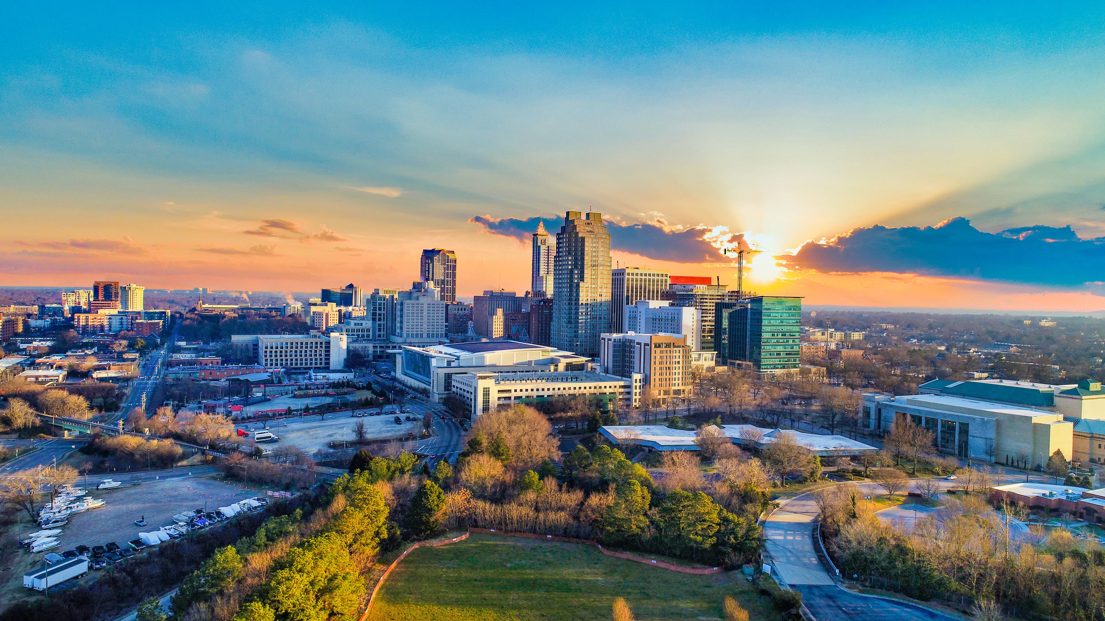 Raleigh, North Carolina skyline — 48Knot Development Group's home market
